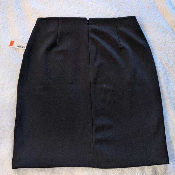 Reitman's Grommeted Pencil Skirt - Black Size 2 - Picture 2 of 4